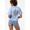 image:imageONEILL Womens Gardenwalk Easy Tee  Heavyweight Cotton Relaxed FitBlue Glass