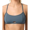 image:imageONEILL Womens Performance Surf Hyperfreak Bralette Active Top  Racerback Bikini Top Removable CupsSlate