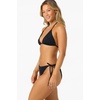 image:imageONEILL Womens Venice Triangle Top  Adjustable Halter Straps Removable CupsHibiscus Tide Black