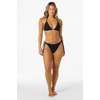 image:imageONEILL Womens Venice Triangle Top  Adjustable Halter Straps Removable CupsHibiscus Tide Black