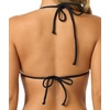 image:imageONEILL Womens Venice Triangle Top  Adjustable Halter Straps Removable CupsHibiscus Tide Black