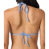 image:imageONEILL Womens Venice Triangle Top  Adjustable Halter Straps Removable CupsHibiscus Tide Blue Glass