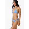 image:imageONEILL Womens Venice Triangle Top  Adjustable Halter Straps Removable CupsHibiscus Tide Blue Glass