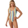image:imageONEILL Womens Beachbound Stripe North Shore One PieceMulticolored