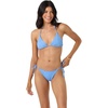 image:imageONEILL Womens Venice Triangle Top  Adjustable Halter Straps Removable CupsHibiscus Tide Blue Glass
