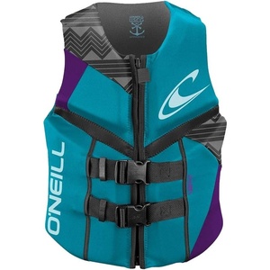 image:imageONeill Wetsuits Womens Reactor USCG Life VestTurquoiseUVBlack12