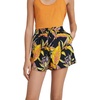 image:imageAmiri HighWaist Beach Shorts  Black Tropical Flower