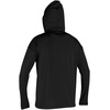 image:imageONEILL Womens Print LS Hooded RashguardBlkFlo