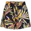 image:imageAmiri HighWaist Beach Shorts  Black Tropical Flower