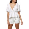 image:imageONEILL Wes Top IVR XS  Womens Fashion Casual Short Sleeve TShirt Cotton Shirts  Regular Fit  Lifestyle Beach Apparel Bright White