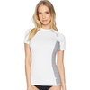 image:imageONEILL Womens Side Print SS Rash Guard WetsuitsWhiteHwystripeXSmall