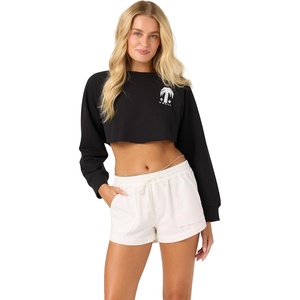 image:imageONEILL Womens Sevie 2 Lounge Shorts  Cotton Twill 2 Inch InseamTofu