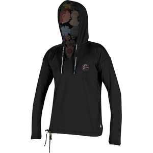 image:imageONeill Womens Womens Side Print Long Sleeve HoodieBlackTwiggy