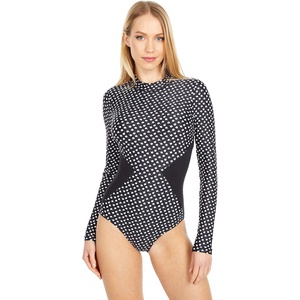 image:imageONEILL Ella Ditsy Long Sleeve OnePiece Black XL US 13