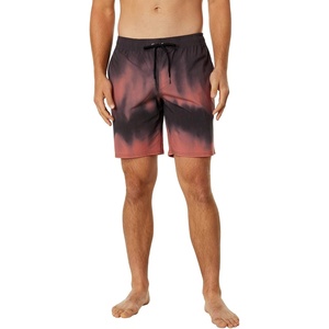 image:imageONEILL Mens 18 Inch Fade Hybrid Shorts  Water Resistant Mens Shorts with Elastic Waist and Quick Dry Stretch FabricRustM
