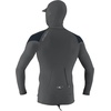 image:imageONeill Mens Premium Skins UPF 50 OZone Long Sleeve Rash Guard WHood SmokeRavenSlate XLarge