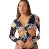 image:imageONEILL Womens Kali Floral Key West Surf SuitBlack