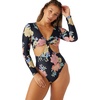 image:imageONEILL Womens Kali Floral Key West Surf SuitBlack