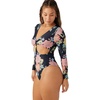 image:imageONEILL Womens Kali Floral Key West Surf SuitBlack
