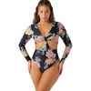 image:imageONEILL Womens Kali Floral Key West Surf SuitBlack