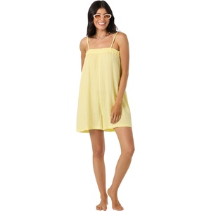 image:imageONEILL Womens Audrey Romper  Breathable Cotton CoverUpCitron
