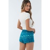 image:imageONEILL Womens Printed Woven PullOn Shorts  Comfortable and Casual Short for Women with Smocked WaistbandBlue Moon  Cove Reflections