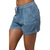 image:imageONEILL Womens Printed Woven PullOn Shorts  Comfortable and Casual Short for Women with Smocked WaistbandSlate  Fern Short