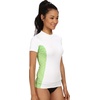 image:imageONeill Womens Side Print Short Sleeve Crew WhiteBonita Rash Guard Shirt XS US 0