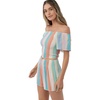 image:imageONEILL Womens Printed Woven PullOn Shorts  Comfortable and Casual Short for Women with Smocked WaistbandMulti Colored  Cove Stripe
