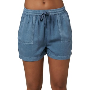 image:imageONEILL Womens Printed Woven PullOn Shorts  Comfortable and Casual Short for Women with Smocked WaistbandSlate  Fern Short